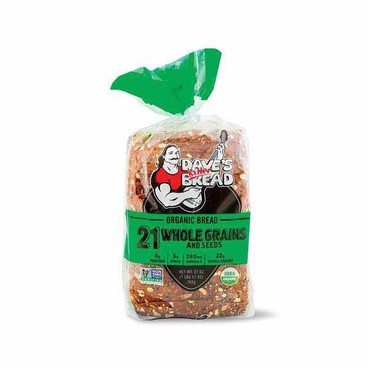 Dave's Killer Bread Organic BreadBuy 1 Get 1 FREEFree item of equal or lesser price.
21 Whole Grains and Seeds, Good Seed, Powerseed, White Done Right, or 100% Whole Wheat, 24 to 27-oz bag