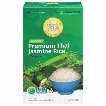 Four Elephants Premium Thai Jasmine RiceBuy 1 Get 1 FREEFree item of equal or lesser price.
5-lb box
