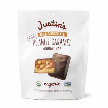 Justin's Organic Peanut Butter CupsBuy 1 Get 1 FREEFree item of equal or lesser price.
Dark or Milk Chocolate, or Milk Chocolate Mini Peanut Caramel Nougat Bar, 4.2 or 4.7-oz bag