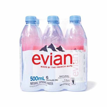 Evian Natural Spring WaterBuy 1 Get 1 FREEFree item of equal or lesser price.
6-pk. 500-mL bot.