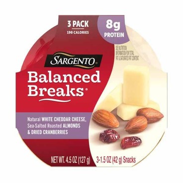 Sargento Balanced Breaks SnackBuy 1 Get 1 FREEFree item of equal or lesser price.
4 or 4.5-oz pkg.
