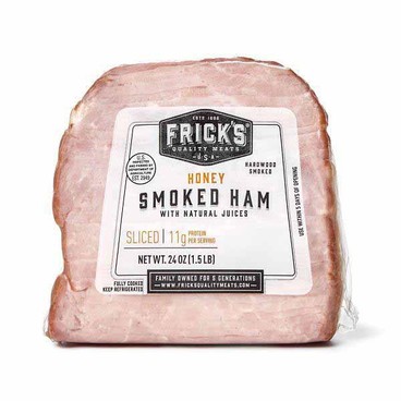 Frick's Sliced HamBuy 1 Get 1 FREEFree item of equal or lesser price.
Boneless, Honey or Applewood, Smoked, Fully Cooked, 24-oz pkg.
