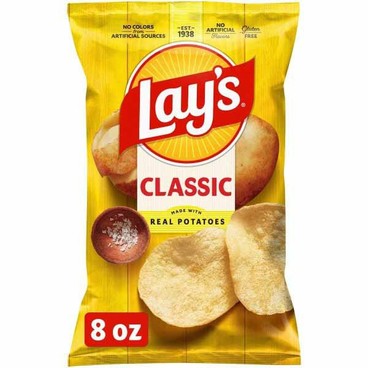 Lay's Potato ChipsBuy 1 Get 1 FREEFree item of equal or lesser price.
Or Poppables, 4.75 to 8-oz; or Kettle Cooked Potato Chips, 6 or 8-oz bag 
(Excluding Baked, Simply, and Party Size)