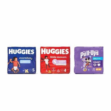 Huggies DiapersBuy 1 Get 1 FREEFree item of equal or lesser price.
13 to 44-ct. pkg. or Pull-Ups Training Pants, 14 to 23-ct. pkg. 
(Excluding Goodnights)