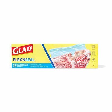 Glad Flex'N Seal Zipper BagsBuy 1 Get 1 FREEFree item of equal or lesser price.
Freezer or Storage Bags, 28 to 38-ct.; or Sandwich Bags, 100-ct. box