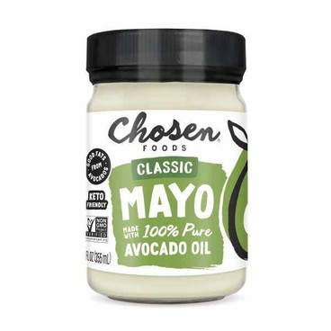 Chosen Foods Dressing or Classic Avocado Oil MayoBuy 1 Get 1 FREEFree item of equal or lesser price.
8-oz; or 11.25 or 12-oz bot.