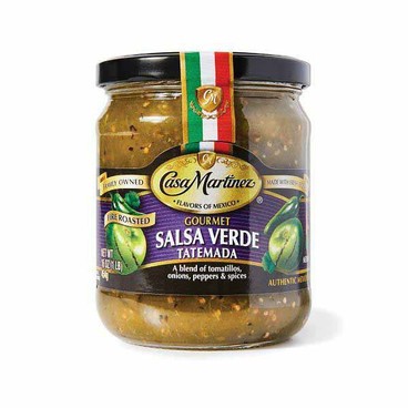 Casa Martinez Fire Roasted Gourmet SalsaBuy 1 Get 1 FREEFree item of equal or lesser price. 
Verde Tatemada or Chipotle, 16-oz; or Pollo Adobo or Beef Barbacoa Cooking Sauce, 12-oz jar