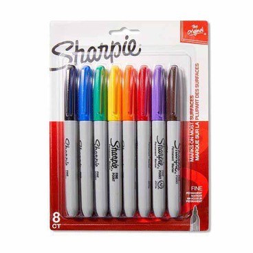 Sharpie Permanent MarkerBuy 1 Get 1 FREEFree item of equal or lesser price.
Fine Point or Precision Ultra Fine, Assorted Colors, 8-ct. pkg.