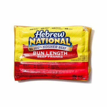 Hebrew National Kosher Beef FranksBuy 1 Get 1 FREEFree item of equal or lesser price.
9.43 to 12-oz pkg.