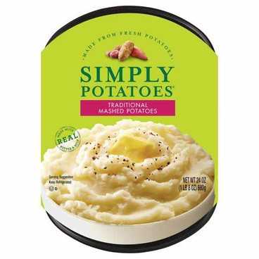 Simply Potatoes Mashed Potatoes, Ready-to-HeatBuy 1 Get 1 FREEFree item of equal or lesser price.
24-oz pkg.