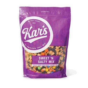 Kar's Trail MixBuy 1 Get 1 FREEFree item of equal or lesser price.
20 to 34-oz bag or 24-ct. box