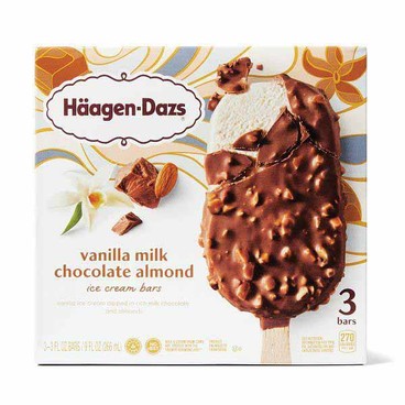 H&auml;agen-Dazs Ice Cream or Non-Dairy Bars or ConesBuy 1 Get 1 FREEFree item of equal or lesser price.
9 to 18-oz; or 4-ct. pkg.