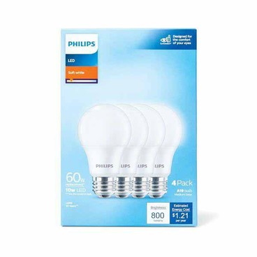 Philips Light BulbsBuy 1 Get 1 FREEFree item of equal or lesser price.
LED, 3 or 4-ct. pkg. 
(Excluding Ultra Definition and CCT Bulbs)