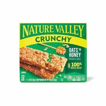 Nature Valley Crunchy Granola BarsBuy 1 Get 1 FREEFree item of equal or lesser price.
Oats 'N Honey, 8.94 or 17.88-oz box