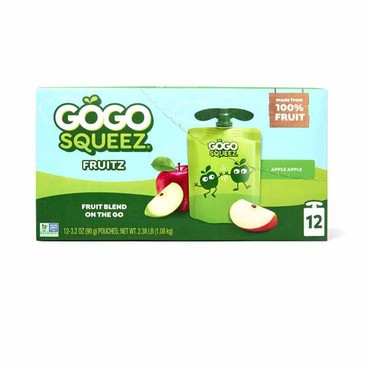Gogo Squeez On The Go ProductsBuy 1 Get 1 FREEFree item of equal or lesser price.
10-pk. 3-oz or 12-pk. 3.2-oz pouch 
(Excluding Organic)