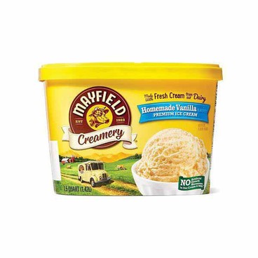 Mayfield Creamery Ice CreamBuy 1 Get 1 FREEFree item of equal or lesser price.
1.5-qt ctn.; or Ice Cream Bars or Sandwiches, 6-ct. pkg.
