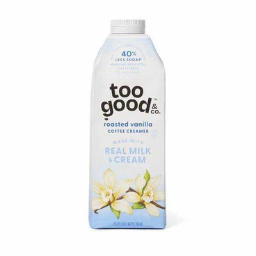 Too Good & Co. Coffee CreamerBuy 1 Get 1 FREEFree item of equal or lesser price.
Roasted Vanilla or Sweet Cream, 25.4-oz ctn.