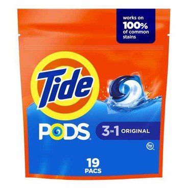 Tide or Gain Laundry DetergentBuy 1 Get 1 FREEFree item of equal or lesser price.
10 or 19-ct. bag or 29 to 41-oz bot.