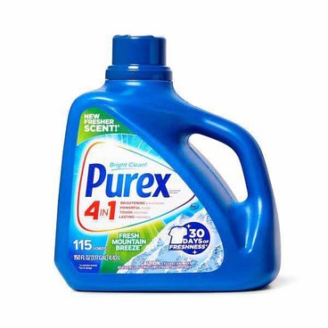 Purex Laundry DetergentBuy 1 Get 1 FREEFree item of equal or lesser price.
128 or 150-oz bot. or Pacs, 35-ct. bag