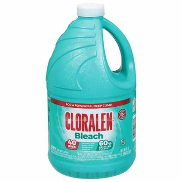 Cloralen BleachBuy 1 Get 1 FREEFree item of equal or lesser price.
32.12 or 81-oz bot. or Stain Remover, 22 or 60.8-oz bot.