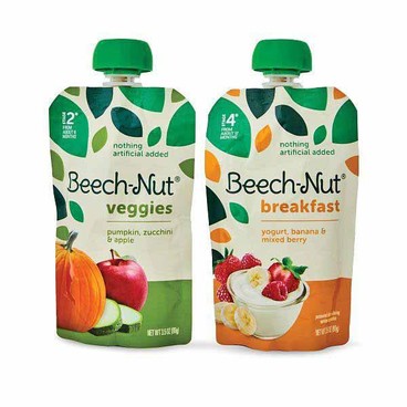 Beech-Nut Baby FoodBuy 1 Get 1 FREEFree item of equal or lesser price.
3.5-oz pouch or Beech-Nut Naturals, 4-oz jar