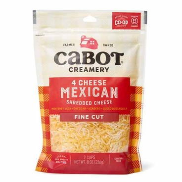 Cabot Shredded CheeseBuy 1 Get 1 FREEFree item of equal or lesser price.
Or Cheese Bar, 6 or 8-oz pkg.