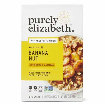 Purely Elizabeth. Superfood OatmealBuy 1 Get 1 FREEFree item of equal or lesser price.
9.12-oz or Protein Instant Oatmeal, 8.3-oz box