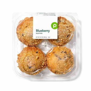 MuffinsBuy 1 Get 1 FREEFree item of equal or lesser price.
From the Publix Bakery, 4-ct. 13.46 to 14.1-oz pkg. 
(Excluding Combo Muffins)