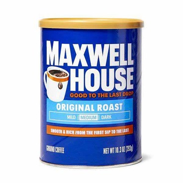 Maxwell House Ground CoffeeBuy 1 Get 1 FREEFree item of equal or lesser price.
9.9 to 11-oz can or K-Cups, 10-ct. box