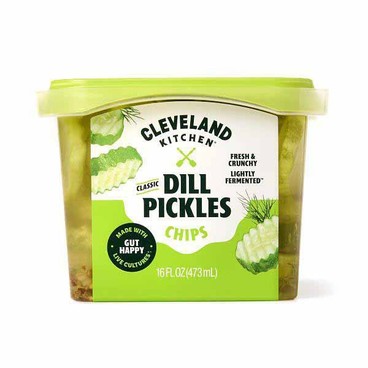Cleveland Kitchen Pickle ChipsBuy 1 Get 1 FREEFree item of equal or lesser price.
Dill or Kimchi, Fresh and Crunchy, Located in the Produce Department, 16-oz cont.