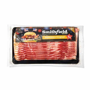 Smithfield BaconBuy 1 Get 1 FREEFree item of equal or lesser price.  
Or Sausage Links, Patties, or Roll, 12 or 16-oz pkg.