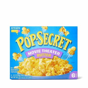 Pop-Secret Premium PopcornBuy 1 Get 1 FREEFree item of equal or lesser price.
3 to 12-ct. 9.6 to 21 or 30-oz pkg.; or Kernel Season's Popcorn Seasoning, 2.7 to 3.1-oz jar or Flavored Spritzer Movie Theater Butter, 5-oz bot.