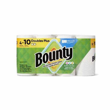 Bounty Paper TowelsBuy 1 Get 1 FREEFree item of equal or lesser price.
Double Plus Rolls, Select-A-Size, White, 4-roll pkg.