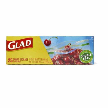Glad Storage or Freezer BagsBuy 1 Get 1 FREEFree item of equal or lesser price.
15 to 25-ct. box