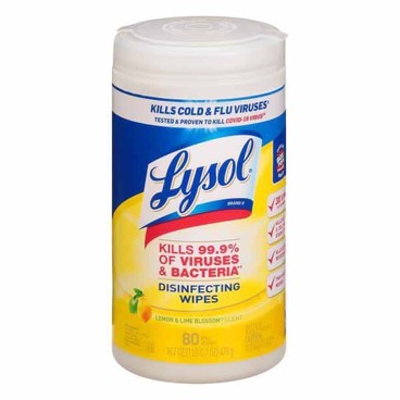 Lysol Disinfecting WipesBuy 1 Get 1 FREEFree item of equal or lesser price.
70 to 80-ct. or 2-pk. 80-ct. pkg.