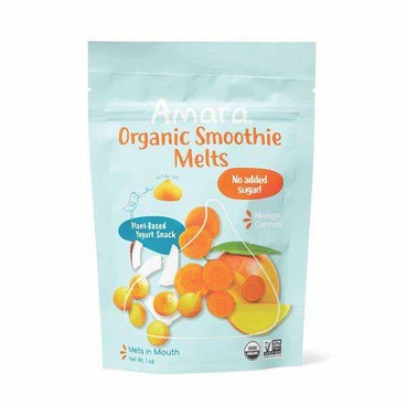 Amara Organic Smoothie MeltsBuy 1 Get 1 FREEFree item of equal or lesser price.
Plant-Based Yogurt Snacks, .74 or 1-oz bag