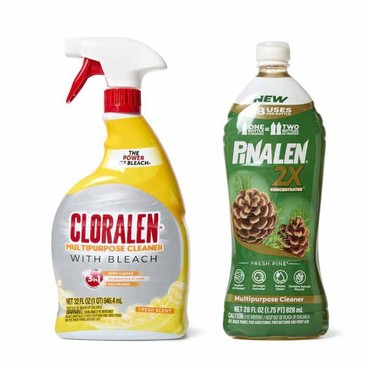 Cloralen Multi-Purpose CleanerBuy 1 Get 1 FREEFree item of equal or lesser price.
Or Pinalen, 22 to 32-oz bot.