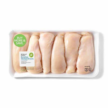 Publix Boneless Skinless Chicken BreastBuy 1 Get 1 FREEFree item of equal or lesser price.
97% Fat Free, Grade A, 4-lbs or More Package