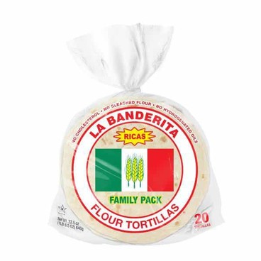 La Banderita Flour TortillasBuy 1 Get 1 FREEFree item of equal or lesser price.
Family Pack; or Comalera Traditional, Corn, Mexican Blend, or Yellow Corn, 16 to 30-ct. 18 to 24.9-oz bag