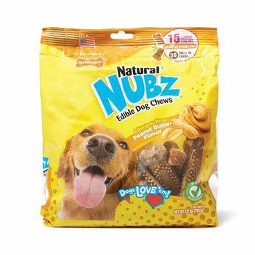 Nylabone Natural Nubz Dog ChewsBuy 1 Get 1 FREEFree item of equal or lesser price. 
1.7-lb or 13.2-oz pouch; or Chew Toys, 1 or 3-ct. pkg.