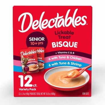 Delectables Treats for CatsBuy 1 Get 1 FREEFree item of equal or lesser price. 
12-ct. pouch