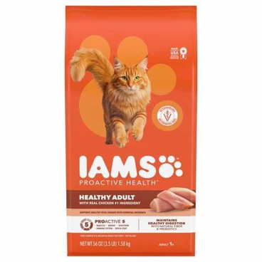 Iams Cat FoodBuy 1 Get 1 FREEFree item of equal or lesser price. 
3 or 3.5-lb bag