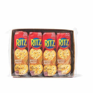 Ritz or Ritz Bits Cracker SandwichesBuy 1 Get 1 FREEFree item of equal or lesser price.
Or Nabisco or Tate's Cookies, 8 or 10-pk. 5.5 to 20-oz box
