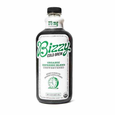 Bizzy Cold Brew CoffeeBuy 1 Get 1 FREEFree item of equal or lesser price.
Ready to Drink, 48-oz bot.
