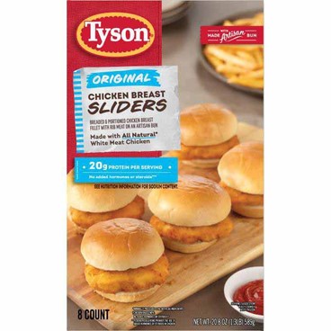 Tyson Chicken SlidersBuy 1 Get 1 FREEFree item of equal or lesser price.
20.8-oz box