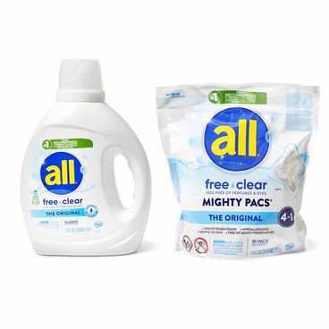 All Laundry DetergentBuy 1 Get 1 FREEFree item of equal or lesser price.
73-oz bot. or 32 or 39-ct. pkg.