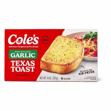 Cole's Texas ToastBuy 1 Get 1 FREEFree item of equal or lesser price.
Or Garlic Bread, Knots, or Breadsticks, 11.5 to 16-oz pkg.