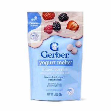 Gerber Graduates SnacksBuy 1 Get 1 FREEFree item of equal or lesser price.
Or Organic or Teethers, 1 to 5.5-oz pkg.