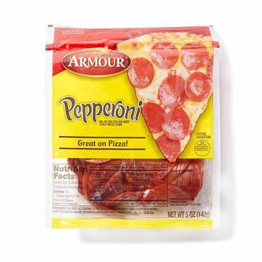 Armour PepperoniBuy 1 Get 1 FREEFree item of equal or lesser price.
5-oz pkg.; or Carando Sliced Pepperoni, 6-oz pkg.