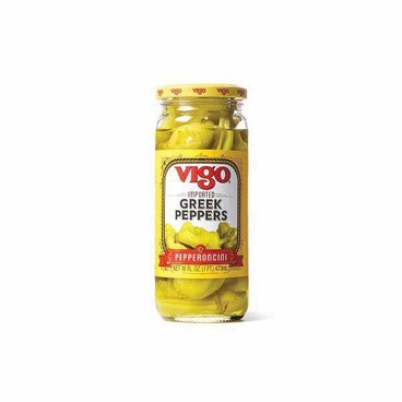 Vigo Greek PeppersBuy 1 Get 1 FREEFree item of equal or lesser price.
Pepperoncini, 16-oz jar